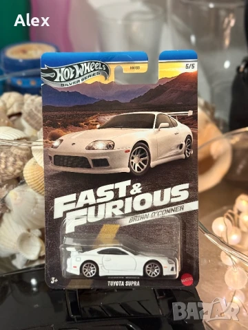 Hot Wheels Toyota Supra от серията Fast & Furious — Brian O’Conner