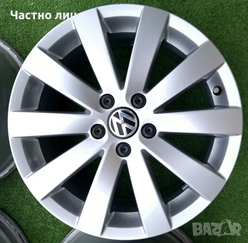 Продавам 4бр оригинални 17-ки джанти за Фолксваген Пасат, Голф 5,6,7, Туран, Кади , снимка 12 - Гуми и джанти - 49261023