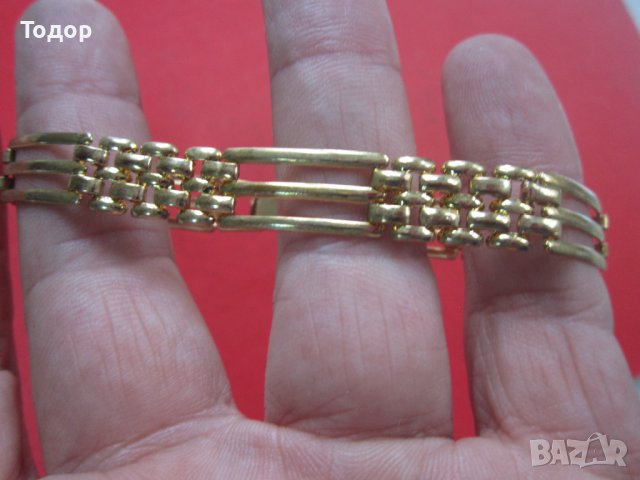 Страхотна позлатена гривна 6, снимка 4 - Гривни - 38069796