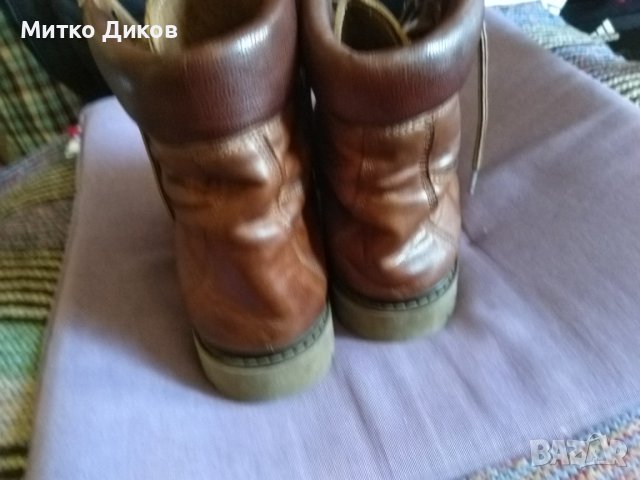 Женски боти естествена кожа България №40 стелка 255мм, снимка 5 - Дамски боти - 39160525