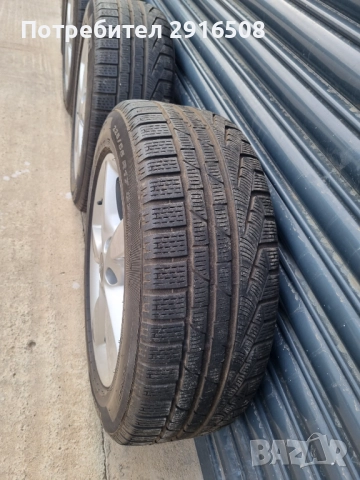 Оригинални Ауди джанти 17 5х112 ЕТ37  с зимни гуми 225 55 17 , снимка 11 - Гуми и джанти - 52087551