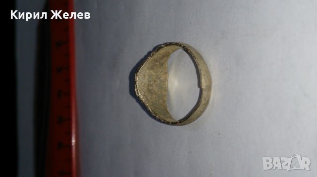 Старинен пръстен сачан над стогодишен - 66701, снимка 4 - Антикварни и старинни предмети - 28993492