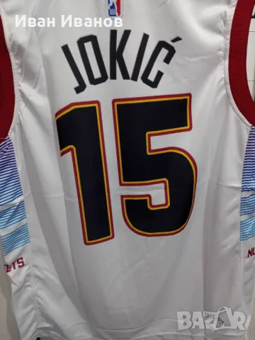 Чисто нов оригинален потник на Denver Nuggets - Nikola Jokic, снимка 3 - Баскетбол - 50415053