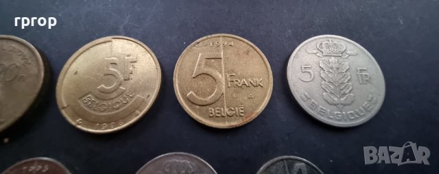 Монети. Белгия. Белгийски франк . 7 бр , снимка 4 - Нумизматика и бонистика - 37772854
