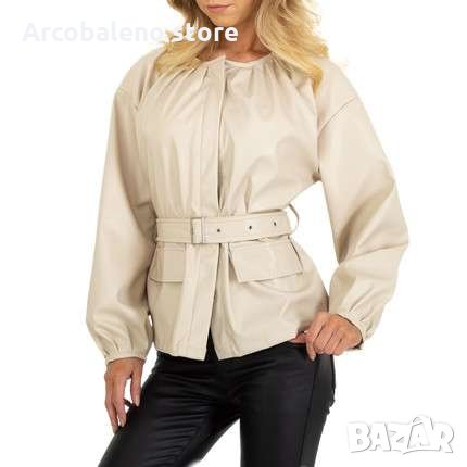 Ликвидация! Дамско кожено яке, 2цвята , снимка 3 - Якета - 35363347