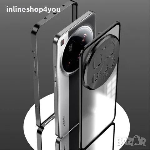 Двоен Магнитен Кейс за Xiaomi 15 Ultra със Защита на камерите, снимка 5 - Други стоки за дома - 49753764