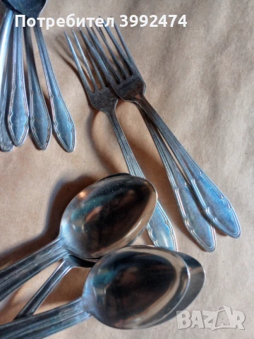 Стари вилици и льжици, снимка 2 - Антикварни и старинни предмети - 50996084