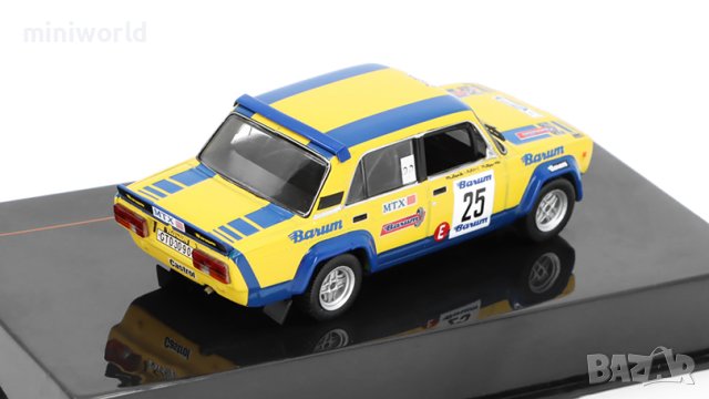 ВАЗ 2105 MTX н.25 Barum Rally 1983 - мащаб 1:43 на IXO моделът е нов в PVC дисплей-кейс, снимка 2 - Колекции - 44060924
