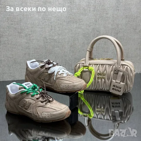 Miu Miu Дамски Маратонки👟Дамски Спортни Обувки Миу Миу - Налични Различни Цветове Код D2088, снимка 10 - Маратонки - 49409110