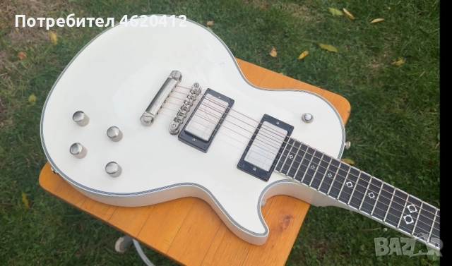 Epiphone Jerry Cantrell Prophecy Les Paul Custom Bone White, снимка 3 - Китари - 52247073