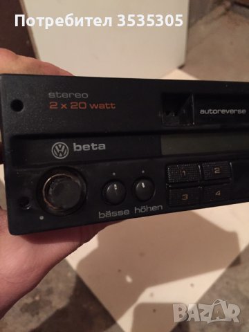 Радиокасетофон за Фолксваген  VW Beta 3 CC M158, снимка 4 - Аксесоари и консумативи - 40628408