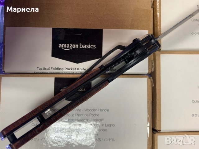 Amazon tactikal knife Джобно ножче / Сгъваемо джобно ножче / Нож с Калъф, снимка 5 - Ножове - 43773293