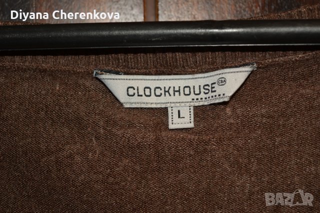 Кафява есенна блуза Clockhouse, снимка 3 - Блузи с дълъг ръкав и пуловери - 26680343
