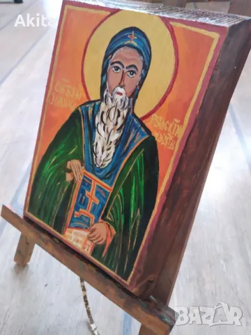 Икона на св.Иван Рилски, снимка 3 - Икони - 36986082
