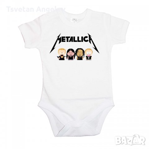 Разпродажба! Бебешко боди METALLICA 1