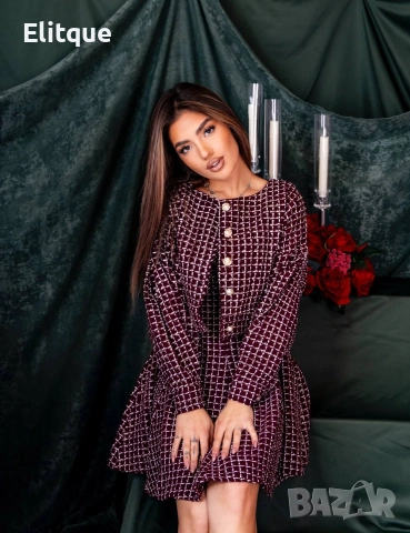 дамски комплект сако и рокля , снимка 14 - Рокли - 52743643