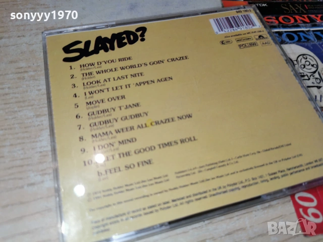 SLAYED? CD 0502261515, снимка 7 - CD дискове - 53369832