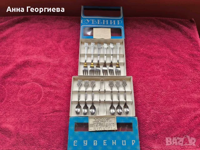 Комплект прибори за кафе., снимка 2 - Прибори за хранене, готвене и сервиране - 49137294