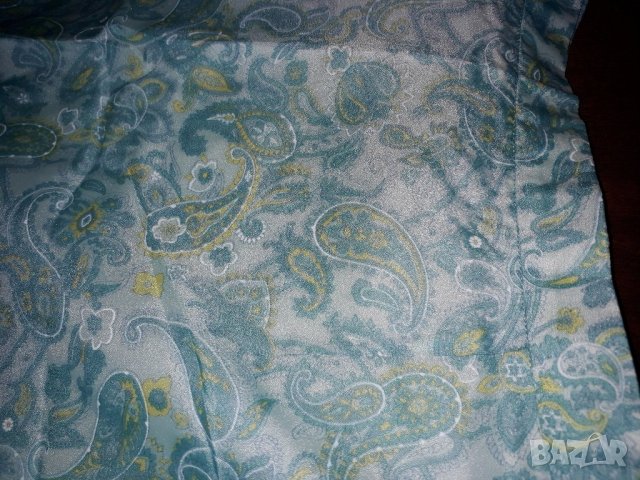 Дамска лятна къса пола с подплата синьозелена, снимка 3 - Поли - 29020890