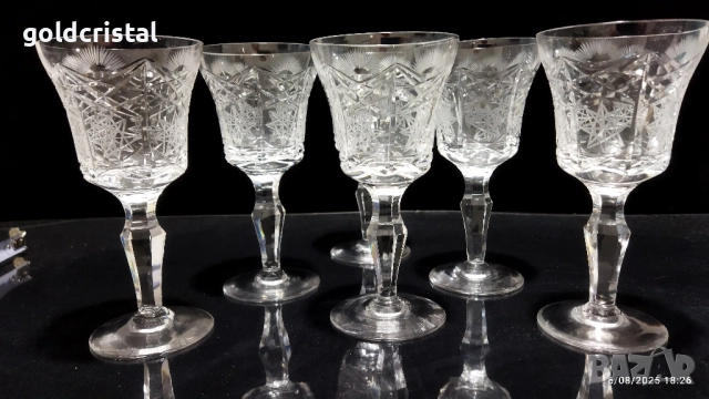 кристални чаши 