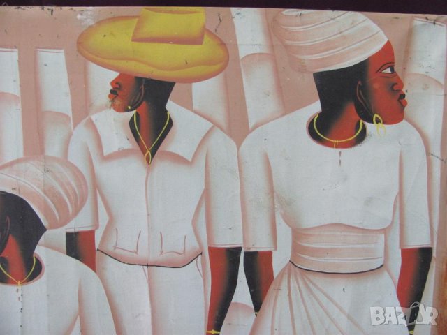 Много Голяма Картина Масло Платно Подписана 100х70см., снимка 6 - Картини - 43224764