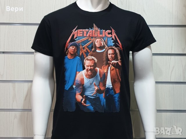 Нова мъжка тениска с трансферен печат на музикалната група METALLICA, снимка 8 - Тениски - 28157567