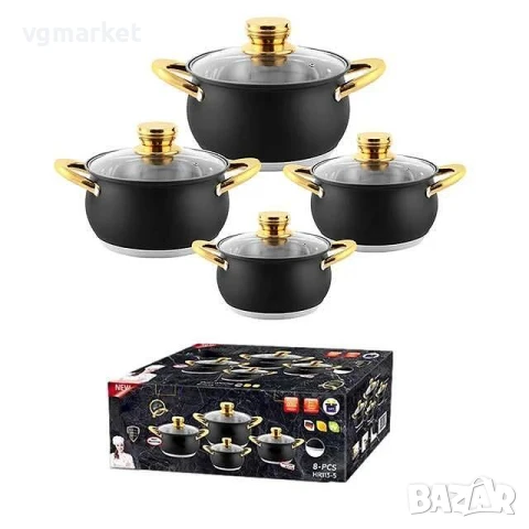 Комплект Тенджери Haus Roland, снимка 2 - Съдове за готвене - 51125373