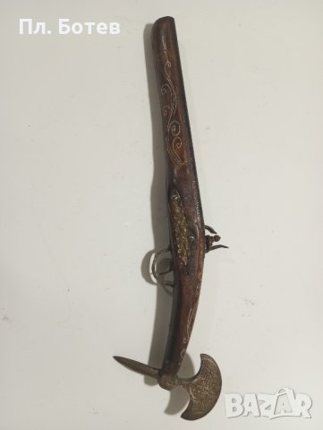 Кремъчен пистолет , снимка 2 - Антикварни и старинни предмети - 44036193