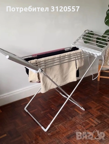 Електрическа сгъваема сушилня за дрехи с отопляеми пръчки SmartDry Fold 220