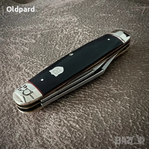 Сгъваем джобен нож Cattleman Black Micarta RR2380, снимка 3 - Ножове - 52724186