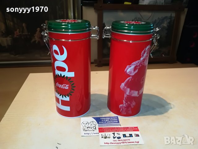 coca cola 2бр метални кутии за колекция 2107211131, снимка 9 - Колекции - 33583643