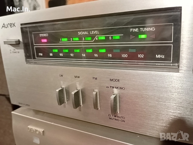 Тунер AUREX/Toshiba ST-T50, снимка 8 - Ресийвъри, усилватели, смесителни пултове - 51858916