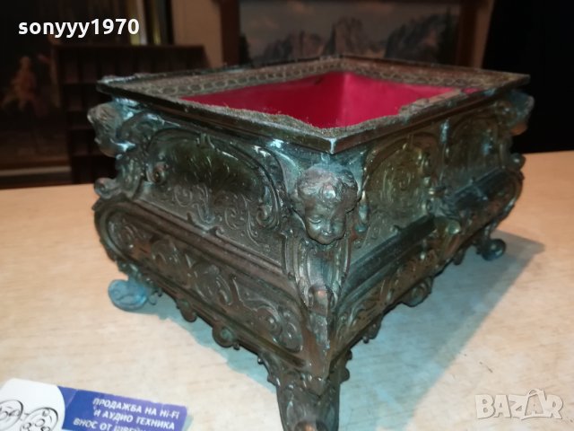 АНТИКА-МЕД/МЕСИНГ-ФРАНЦИЯ 0911212007, снимка 5 - Антикварни и старинни предмети - 34751996