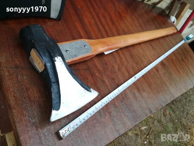 ЯКА БРАДВА С КЛИН-90СМ 2КГ С МЕТАЛНА ПЛАНКА 0810251727, снимка 5 - Градински инструменти - 51988531