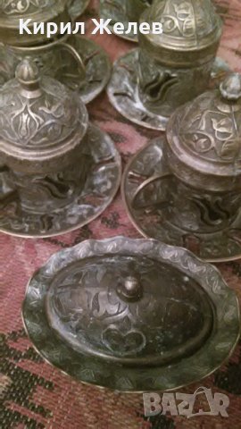 Сервиз турски меден стар 22893, снимка 4 - Декорация за дома - 33073979