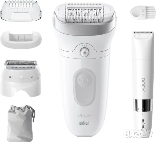 Епилатор Braun Silk-épil 7 SE7-441, сив/сребрист, снимка 7 - Епилатори - 50355218