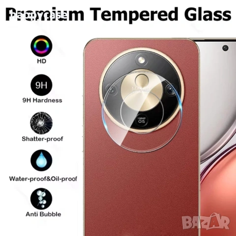Honor Magic 8 Lite / 8 Pro / 3D 9H Стъклен протектор за камера, снимка 3 - Фолия, протектори - 52632173