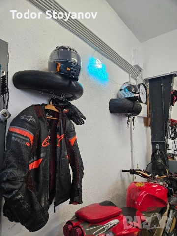 🔥 Уникална Мото Стойка / Органайзер от Реална Мото Гума – Ръчна Изработка! 🔧🏍️ — 75 лв, снимка 6 - Аксесоари и консумативи - 52350013