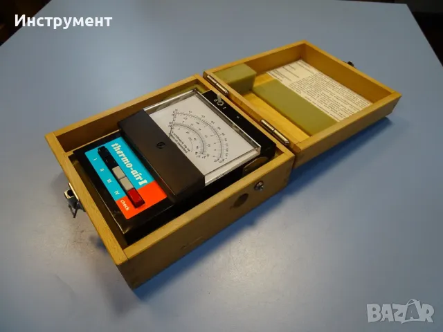 Стрелкови термометър e.schiltknecht ing.sia Termo-air I, снимка 9 - Други машини и части - 49128715