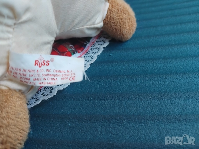 RUSS луксозно vintage мече, снимка 3 - Плюшени играчки - 52849856