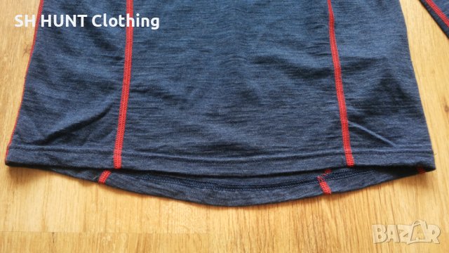 Bergans Of NORWAY FJELLRAPP Thermo 100% Merino Wool размер M термо блуза 100% Мерино Вълна - 542, снимка 8 - Блузи - 44031798