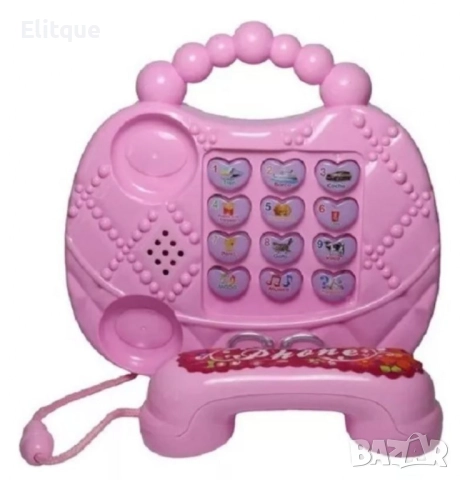 Музикална интерактивна дидактическа телефон-чанта със светлинен и звуков ефект, снимка 3 - Други - 52786679