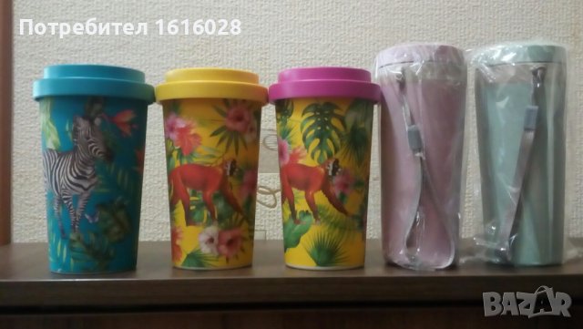 Нови бамбукови чаши - термоси за кафе., снимка 3 - Термоси - 37348372