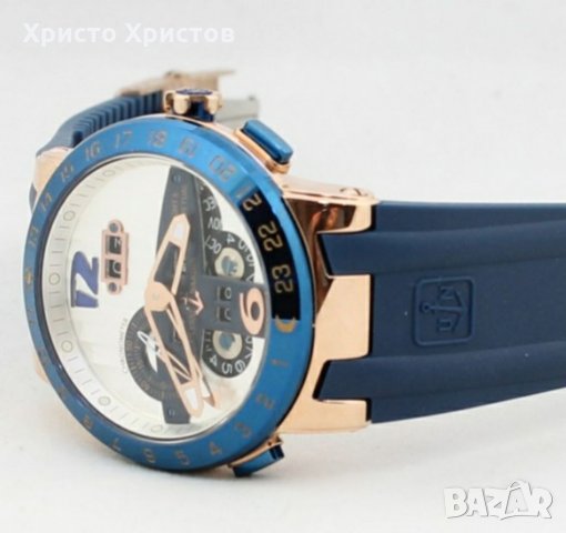 Мъжки луксозен часовник Ulysse Nardin El Toro GMT Perpetual, снимка 10 - Мъжки - 21624779
