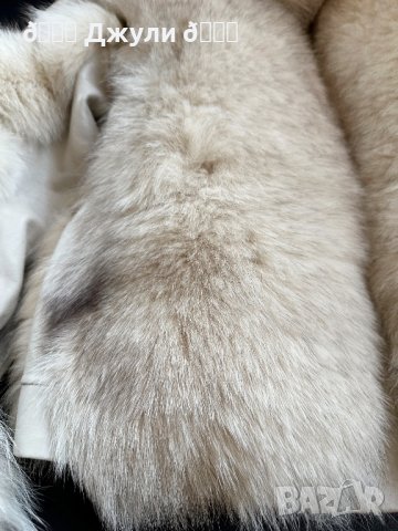 Палто с естествен косъм от полярна лисица 2в1, снимка 7 - Палта, манта - 42565077