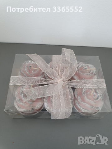 Декоративни свещи рози