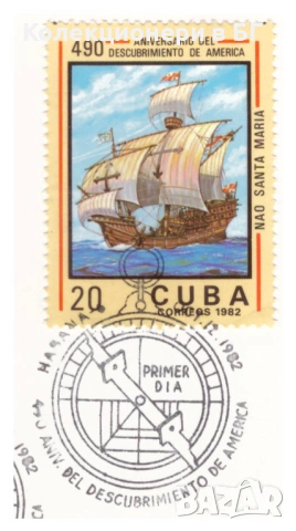 1 ПЕСО 1986 ГОДИНА (UNC) „КОРАБ САНТА МАРИЯ“ В НУМИЗМАТИЧЕН ПЛИК , снимка 4 - Нумизматика и бонистика - 53050434