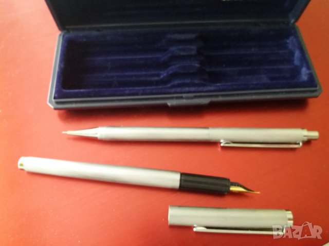 Метални писалка с мастило и тънкописец молив BALLOGRAF Serie 2000 в комплект с кутия , снимка 3 - Антикварни и старинни предмети - 32693381