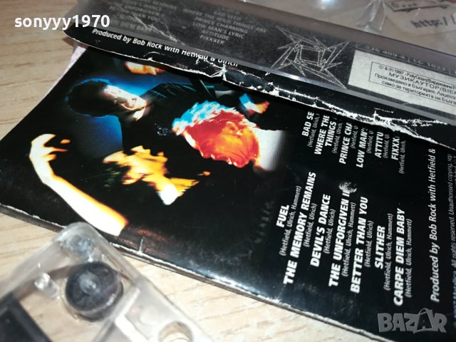 METALLICA ORIGINAL TAPE-BIEM МУЗИКАУТОР 2801241140, снимка 3 - Аудио касети - 44012044