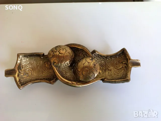 Страхотни Стари Бронзови Пепелници, снимка 2 - Антикварни и старинни предмети - 50045898